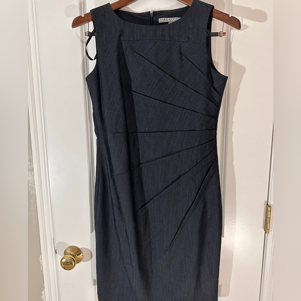 Marc New York by Andrew Marc Denim Dress – Petite Size 10 – Effortlessly Chic!